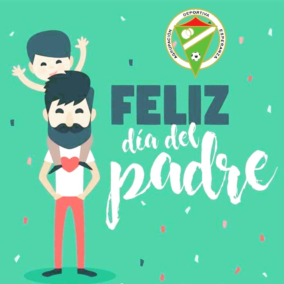 ADEsperanza1978's tweet photo. ☀️Buenos días☀️

Desde la #adesperanza felicitamos a todos los papás.

¡¡F E L I C I D A D E S!!

#FelizDiaDelPadre #diadelpadre #somosespe #somosfamilia https://t.co/Kn00ecNiay