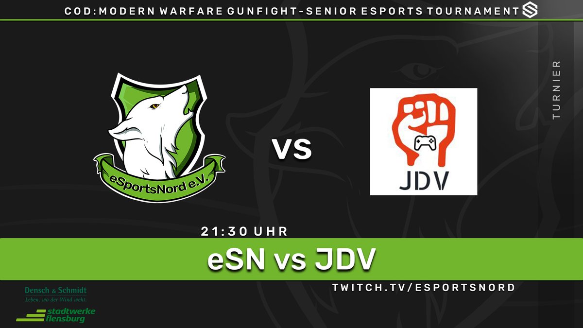 eSports_Nord's tweet image. [CoD]
Unsere #WiseWolves stehen im Halbfinale des 2on2 Gunfight-Cups!
Nur noch ein kleiner Schritt bis zum Finale!

🏆 @senioresports 
📅 19.03.2021
⏰ 21:30 Uhr
🆚 JDV

Ihr schafft das! 💪

Euer eSN
🐺💚

#esn #esnwin #esports #moinmeetsesports #CoD