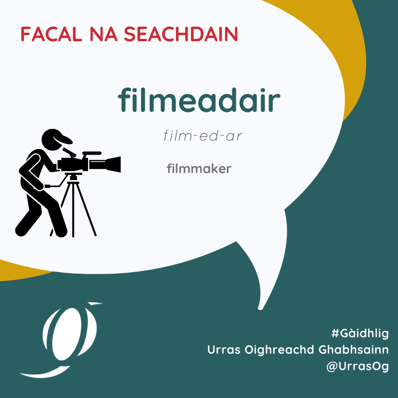 UrrasOG's tweet photo. Facal na Seachdain! Tha duaisean FilmG gu bhith ann a-nochd. Saoil am faigh sinn duais?
Gaelic word of the week! The FilmG awards take place tonight. Will we win an award?
#Gàidhlig #UrrasOG #FacalnaSeachdain #cleachdi #CLEACHDIAIGANTAIGH https://t.co/al7nfxeZxC