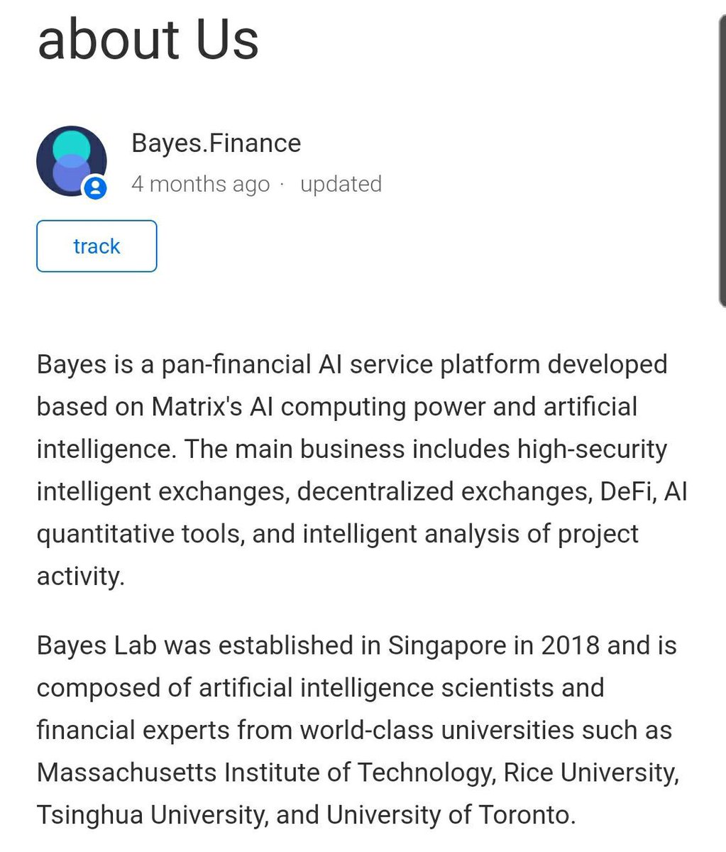 As you all know Bayes is a pan-financial AI service platform developed based on Matrix’s AI computing power and artificial intelligence! Bayes finance exchange is new and innovative! #MAN #AI #Mining #exchange #Bitcoin