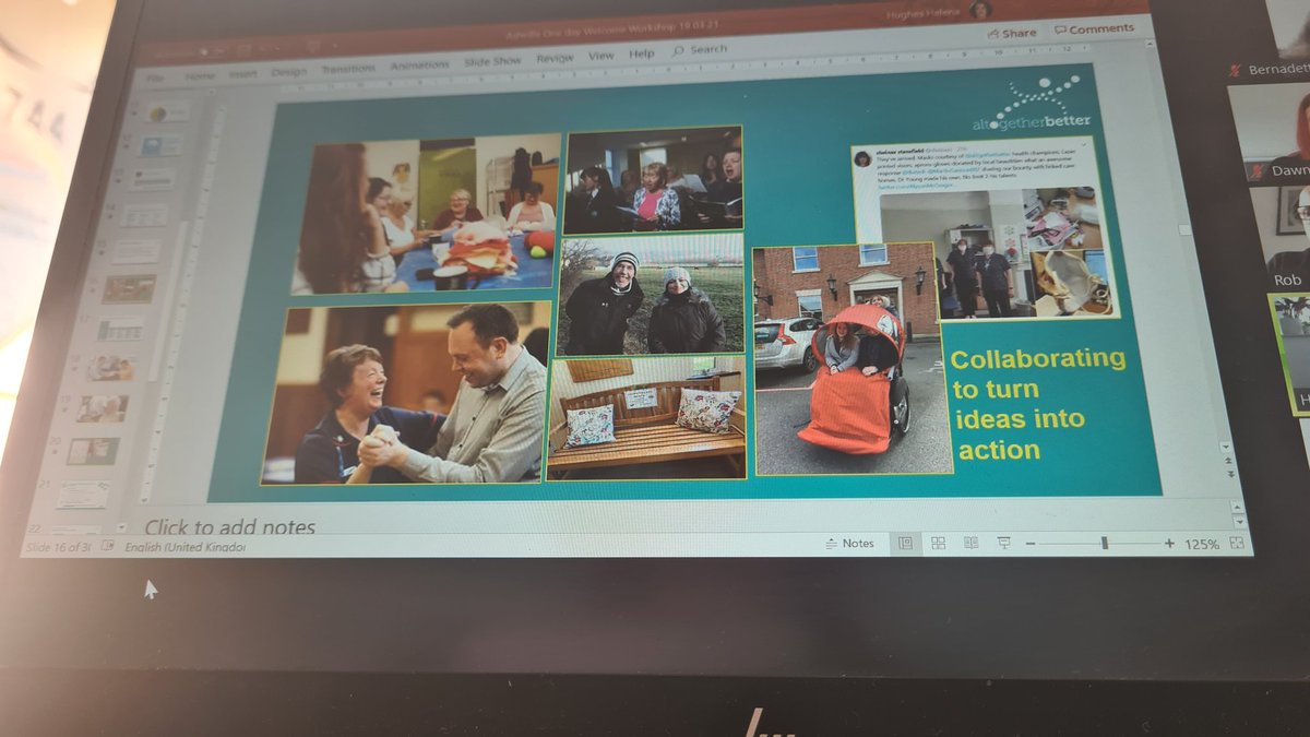 I've said it before & I'll say it again, I'm so privileged to have been asked by Ashville Surgery to support their #collaborativepractice journey. Spending a lovely morning online meeting practice champions & collaborating to turn ideas into action @mlco @al2getherbetter