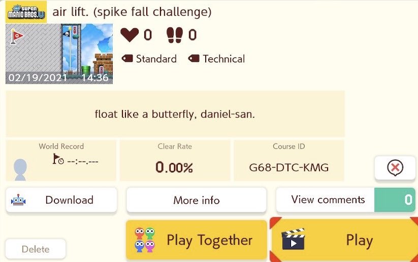 Air Lift: Spike Fall Challenge.
[G68-DTC-KMG]

#DashieMaker2
