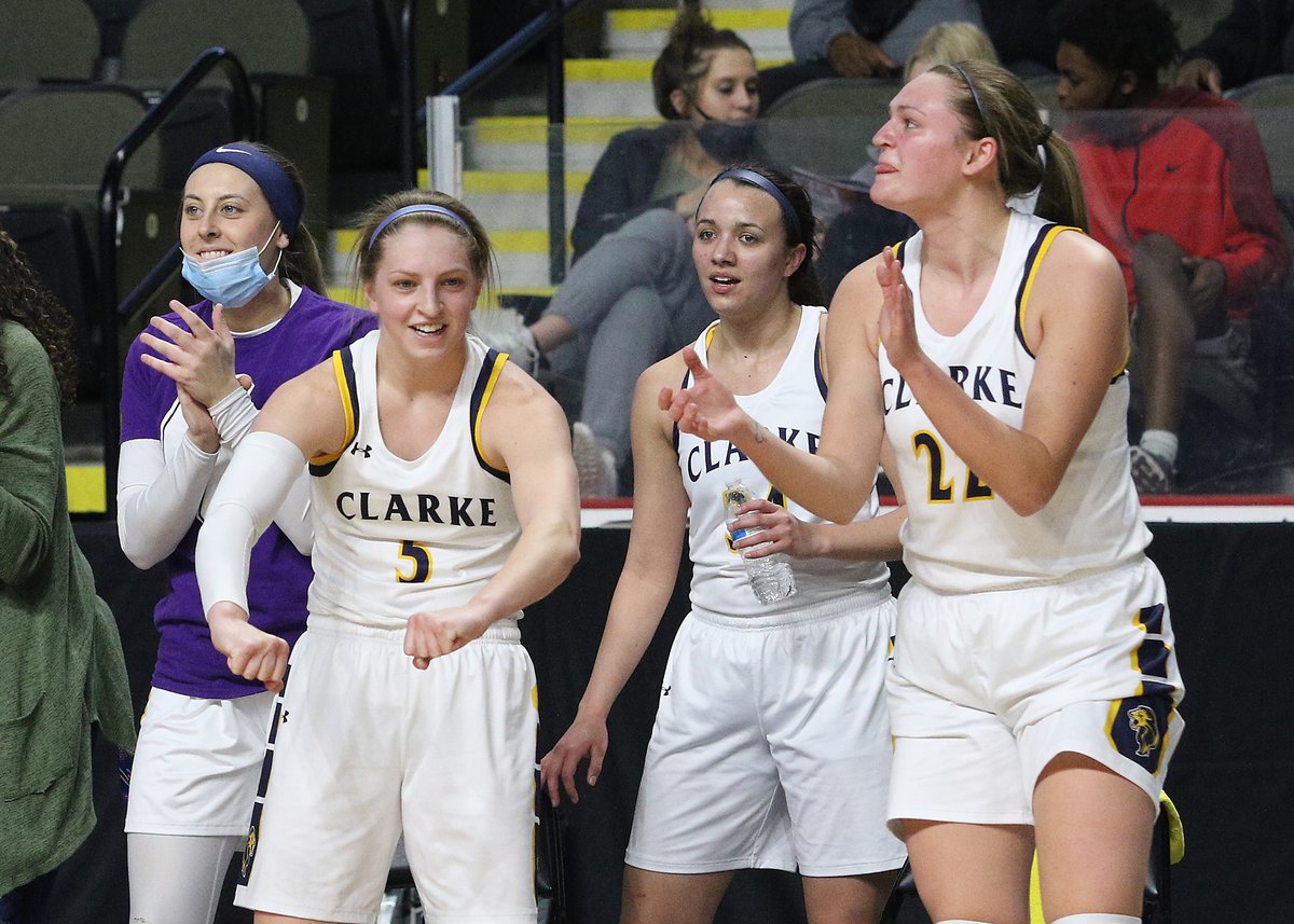 ClarkeAthletics's tweet photo. Got it done! Pride will meet No. 2 seed Westmont (Calif.) in a 3 p.m. Saturday quarterfinal. https://t.co/X1cwtikp7U