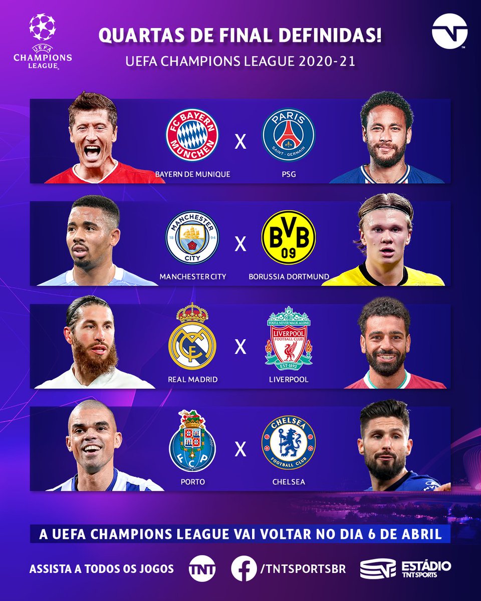 OFICIAL! A UEFA Champions League, a - TNT Sports Brasil