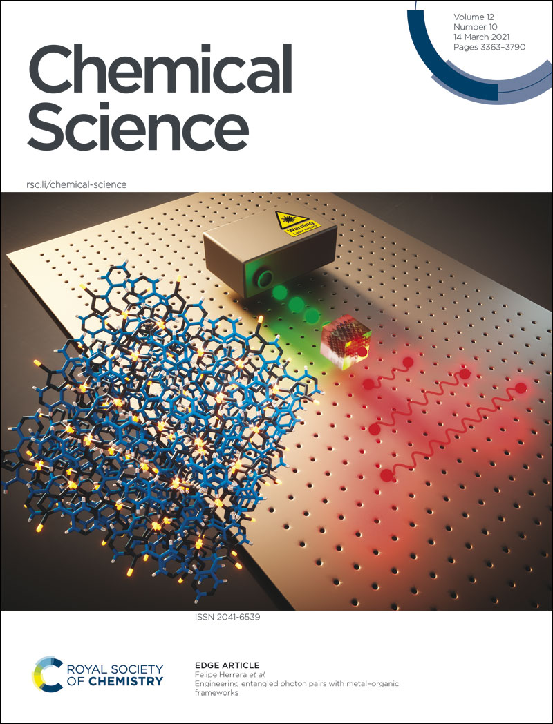 New ⭐ Check out Rubén A. Fritz, <a href="/YamilJColon/">Yamil J. Colón Rodríguez</a> &amp; Felipe Herrera <a href="/faherreraur/">Felipe Herrera</a> at <a href="/FisicaUsach/">Fisica_Usach</a>'s #ChemSciCovers🎨 article 🤩⬇️

Engineering entangled photon pairs with metal–organic frameworks 🔗 ow.ly/IQpX50E325d