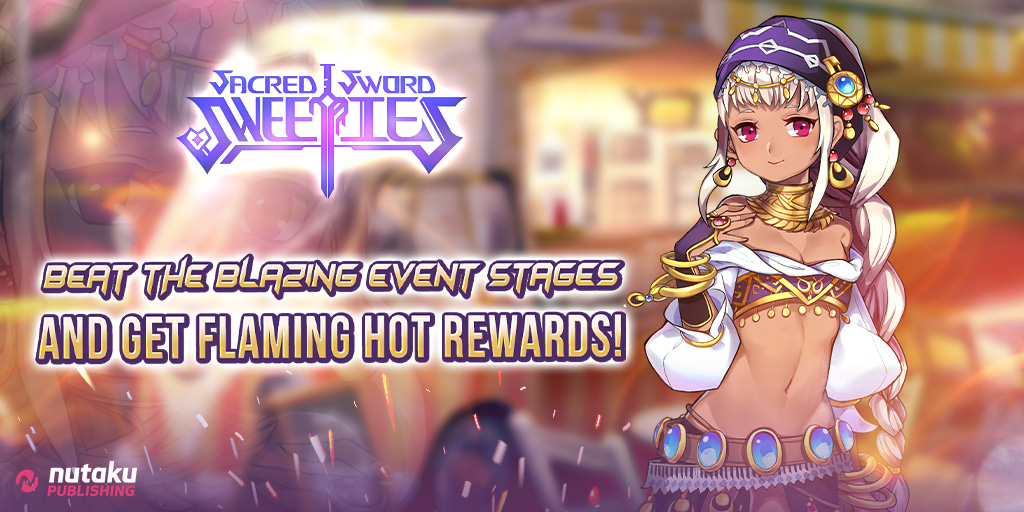 SSSweetiesGame's tweet photo. ⚔️Is that a sword in your pants or are you just happy to see us?💦Well, we’ve got an amazing new event up &amp; running!❤️Get your sword &amp; shield ready, because we’ve got some steamy rewards waiting for you!🔥

⚡️Play NOW: https://t.co/CUA6GM4aIK #hentai https://t.co/RiEbPusbCj