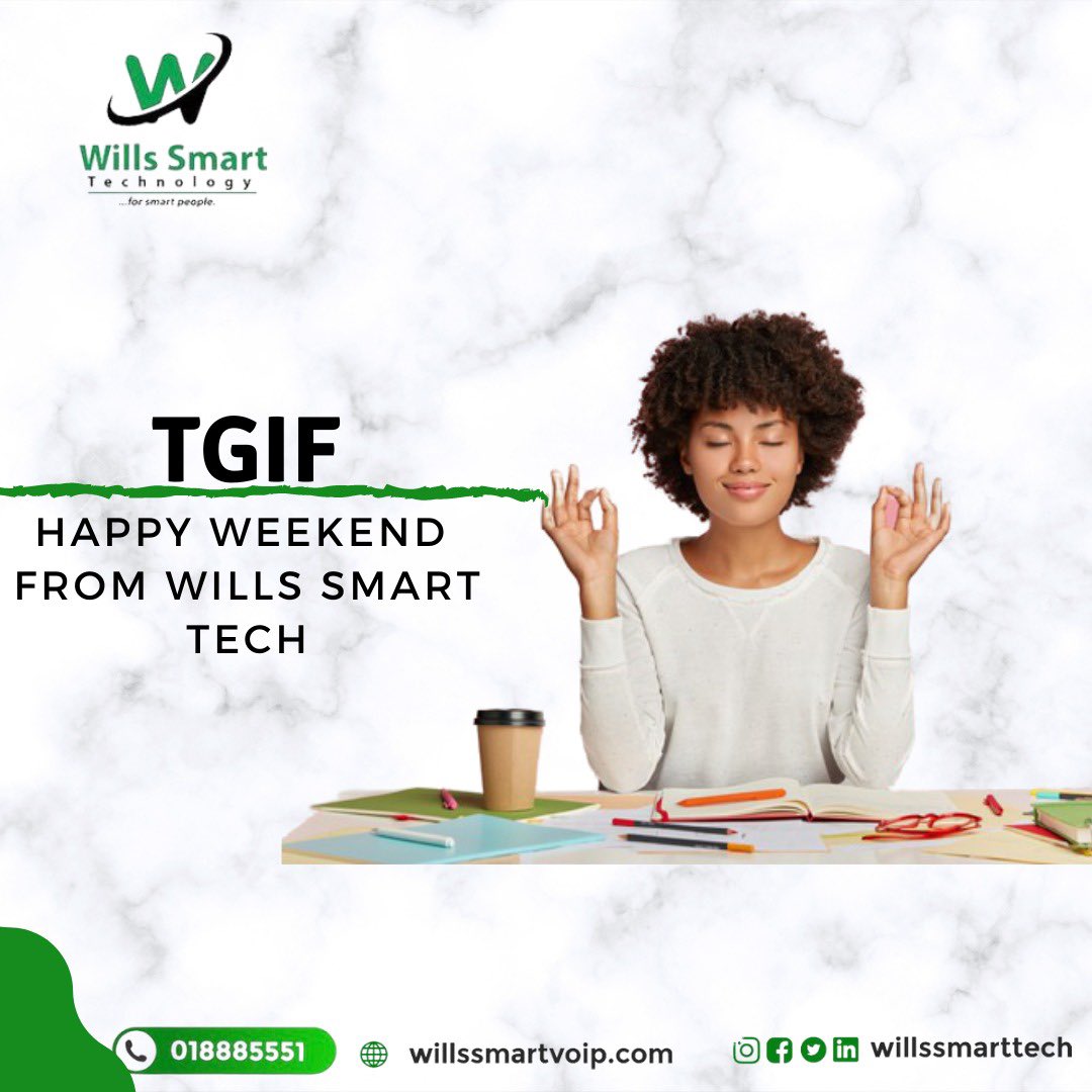 willssmarttech's tweet photo. Happy Weekend From Wills Smart Technology. 💚🤍
Download Wills Smart VOIP App today to Host your e-meetings video , experience HD voice calls, and instant messaging in the best quality.
#Tgif #willssmarttech #willssmartvoip #callservice #smartstores #Nigeria #Africa #world https://t.co/HBpXF7BMZ5
