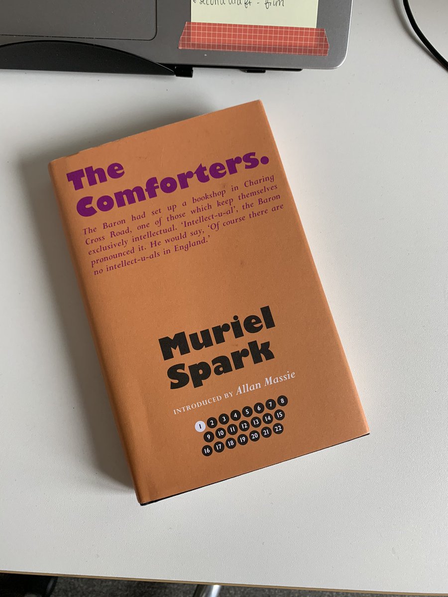 the comforters by muriel sparkbeen in a bit of a reading rut since being back @ uni, i read this for my course & i didn’t entirely enjoy it but i did love the discussions we had surrounding it !! xx