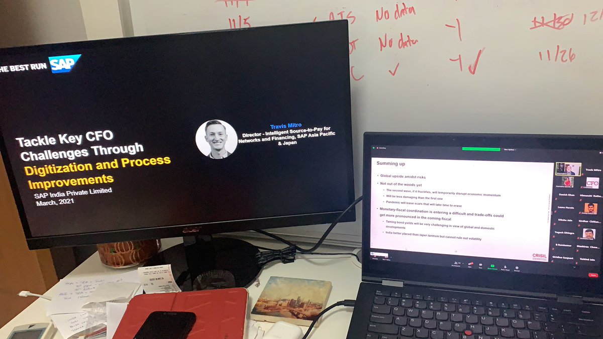 TravisMitro's tweet image. Up next at the #CFO #India talking through key challenges finance professionals face and how @SAPAriba can help! @SAPIndia