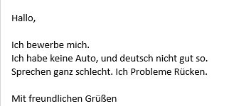 FlooTastisch's tweet image. Die bis jetzt beste Bewerbung die ich je bekommen habe: