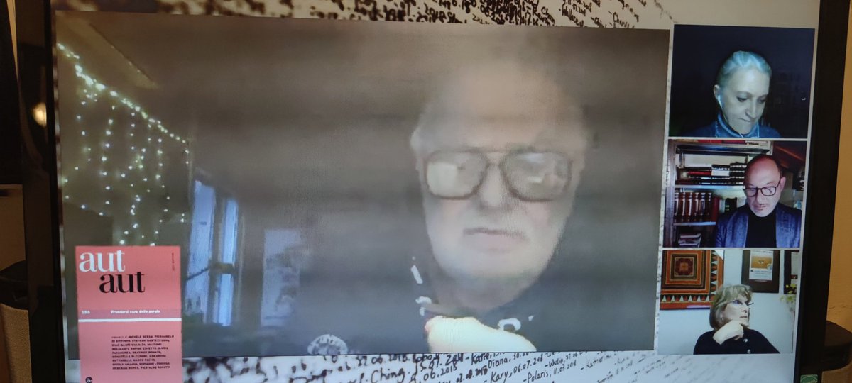Dobbiamo prenderci cura delle parole parlate e scritte per non essere travolti nel flusso dei discorsi e delle narrazioni ovvie, per riuscire ad emettere segnali diversi. Pier Aldo #Rovatti alla presentazione del n 388 di <a href="/autautrivista/">aut aut</a>