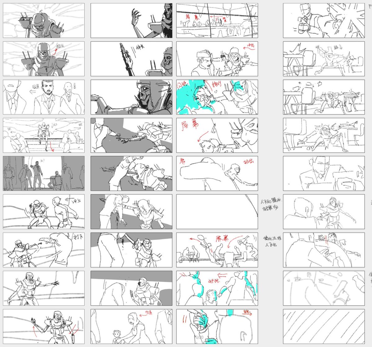 did some storyboard study on apex s4 animation
I drew too many rev in the past days