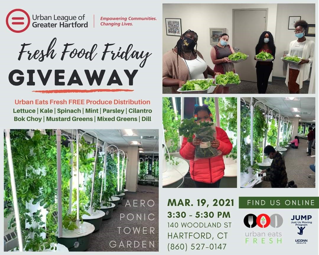 Hartford_Public's tweet image. It&apos;s the Fresh Food Friday Giveaway; Urban Eats Fresh&apos;s free produce distribution. Today, March 19 from 3:30 PM - 5:30 PM at 140 Woodland Street in Hartford. Urban League of Greater Hartford UConn Health #JUMPProgram