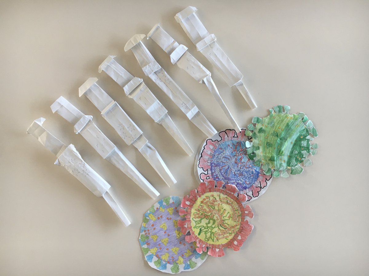 Mearns_Primary's tweet image. P5.18 produced some beautiful origami viruses and syringes today to mark the end of our STEM fortnight. They loved the idea of origami as engineering with paper. Thank you so much @DrLizzieBurns and @RCPath for the fantastic resources and for answering their questions #mpsstem
