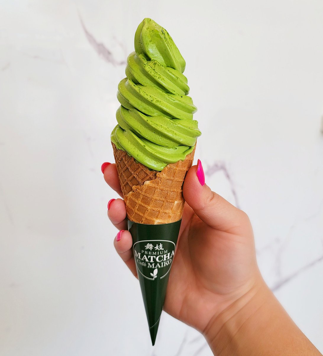 RavesonFaves's tweet photo. #TGIF! 🙌 How can your day get 'matcha' better?! By treating yourself to a Matcha Soft-Serve Ice Cream from @matchacafemaiko in #Orlando. 🍵🍦💚 #matcha #matchasoftserve #icecream #softserve #dessert #icecreamcone #matchacafemaiko #orlandoeats #orlandofoodies #orlandofl https://t.co/m09PdQj4YA