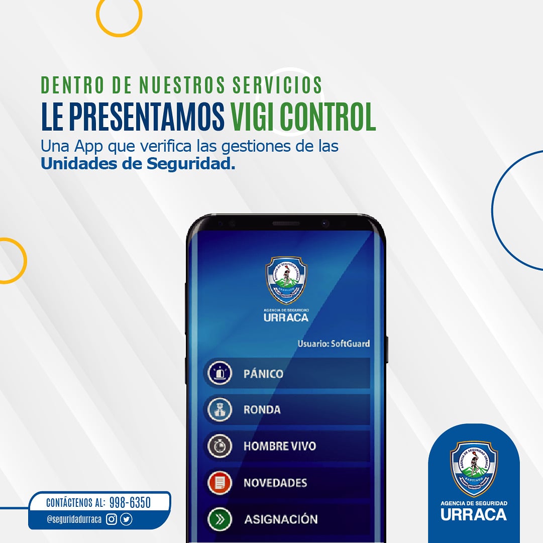 seguridadurraca's tweet photo. En @seguridadurraca contamos con la App #𝑉𝐼𝐺𝐼𝐶𝑂𝑁𝑇𝑅𝑂𝐿 para ayudarte a verificar 𝙦𝙪𝙚 𝙡𝙖𝙨 #U𝙣𝙞𝙙𝙖𝙙𝙚𝙨D𝙚S𝙚𝙜𝙪𝙧𝙞𝙙𝙖𝙙 𝙘𝙪𝙢𝙥𝙡𝙖𝙣 𝙘𝙤𝙣 𝙨𝙪s #R𝙤𝙣𝙙𝙖𝙨D𝙚V𝙞𝙜𝙞𝙡𝙖𝙣𝙘𝙞𝙖.

Información 👇
📧 ventas@seguridadurraca.com
📲 https://t.co/sDMF3BchTx https://t.co/MRlvEh11lS
