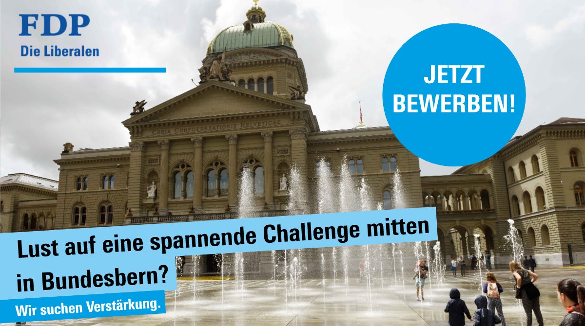 FDP_Liberalen's tweet photo. We are hiring - für die Führung unseres fünfköpfigen Kampagnenteams und vieler überparteilicher Projekte suchen wir eine neue Kampagnenleiterin oder einen neuen Kampagnenleiter. 

Jetzt bewerben und ein #campaignhero werden. https://t.co/th9I9yWvkG