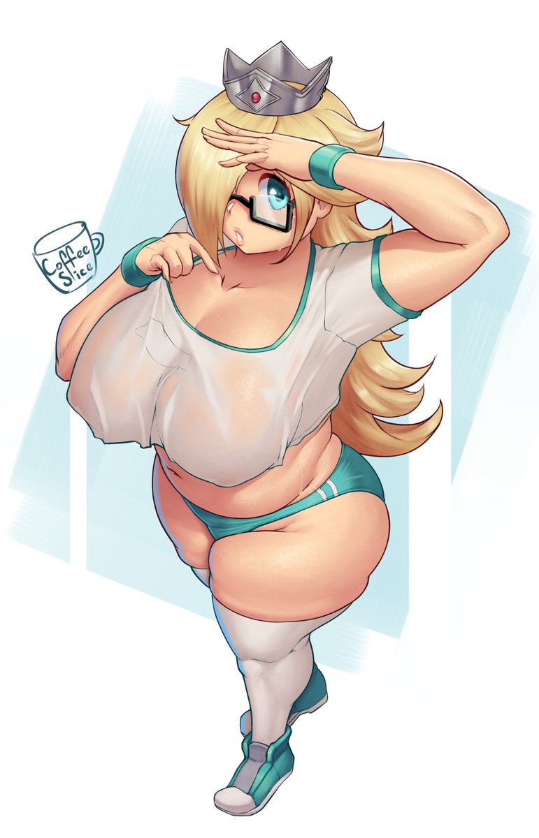 DV (Commissions open!) on X: RT @CaffeineCuts: Rosalina breaks a sweat!  t.coak0GMULL4B  X