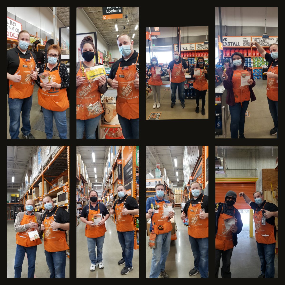 Great job team and thank you for all you do! Celebrating the success of 2020!
#successinaction 
<a href="/1975HomeDepot/">Oswego1975</a>