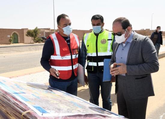 صور الرئيس السيسى يتفقد تطوير شبكة الطرق بالقاهرة