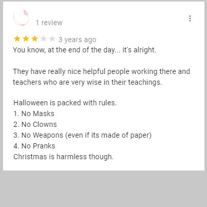 MidSchReviews's tweet photo. "Christmas is harmless though." 😆 https://t.co/hjdXgyGXYH