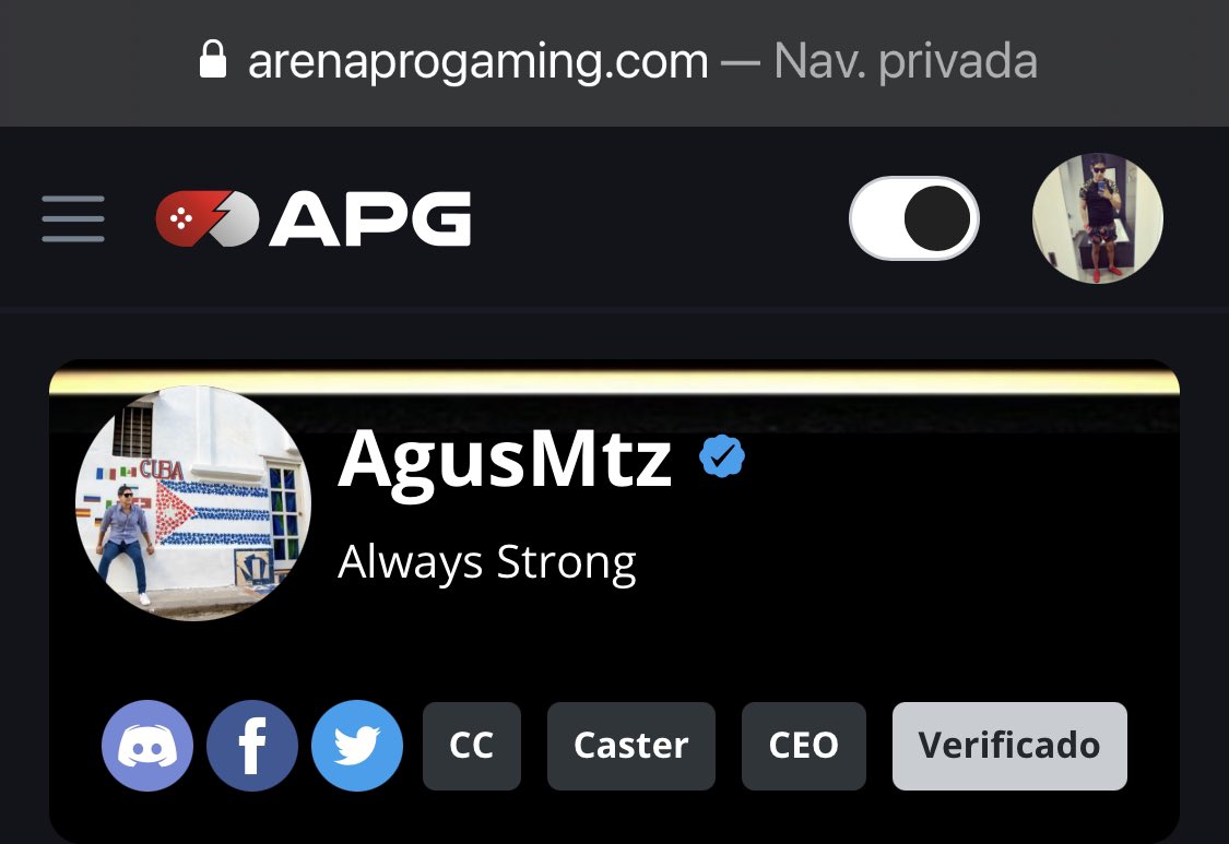 😈verificado en @APGstats 🔥