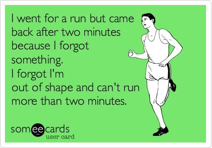 Anyone else relate? Time to start that training plan!