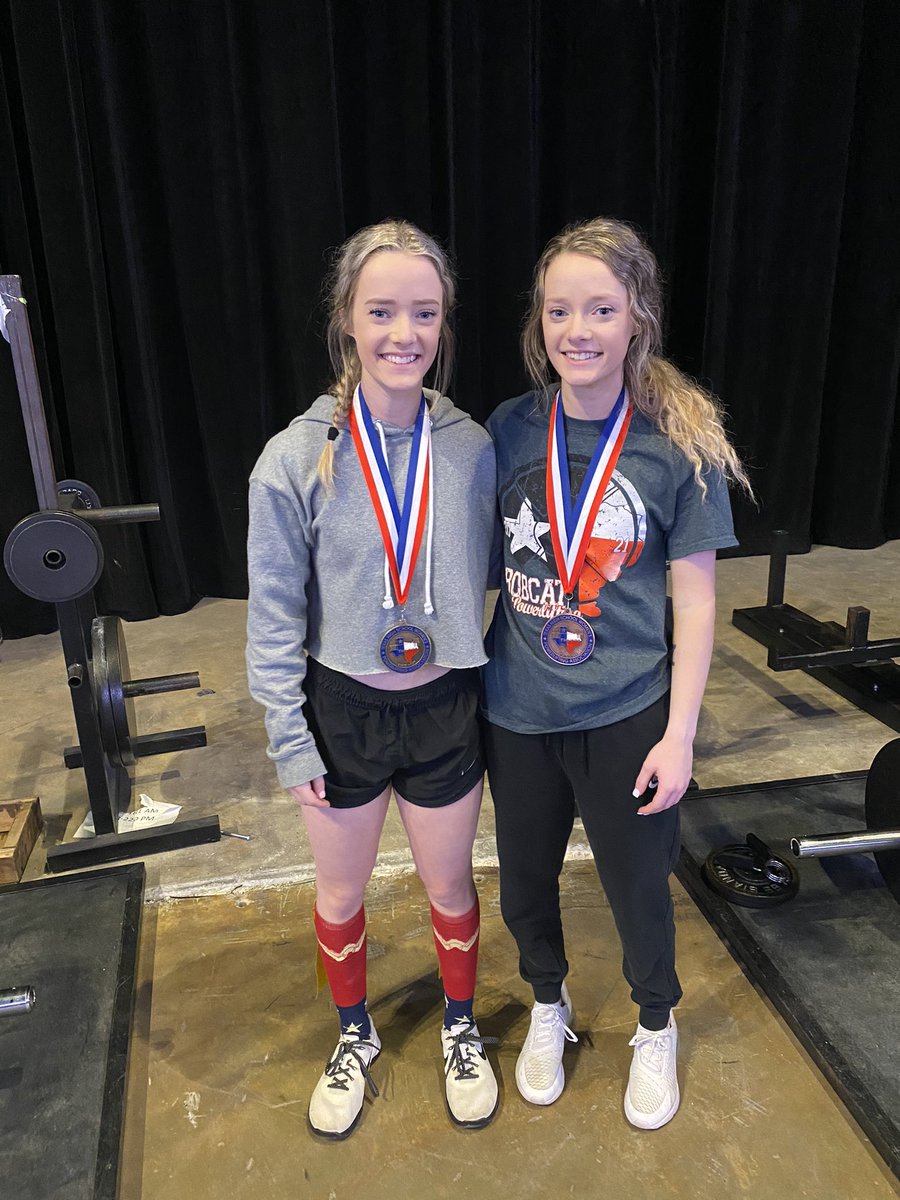 Congrats to Lacey Tackett on becoming a state powerlifting champion today at the state meet in Corpus, Also to Linsey for placing 4th! Very proud of you both! #TPO! #WeBelieve.