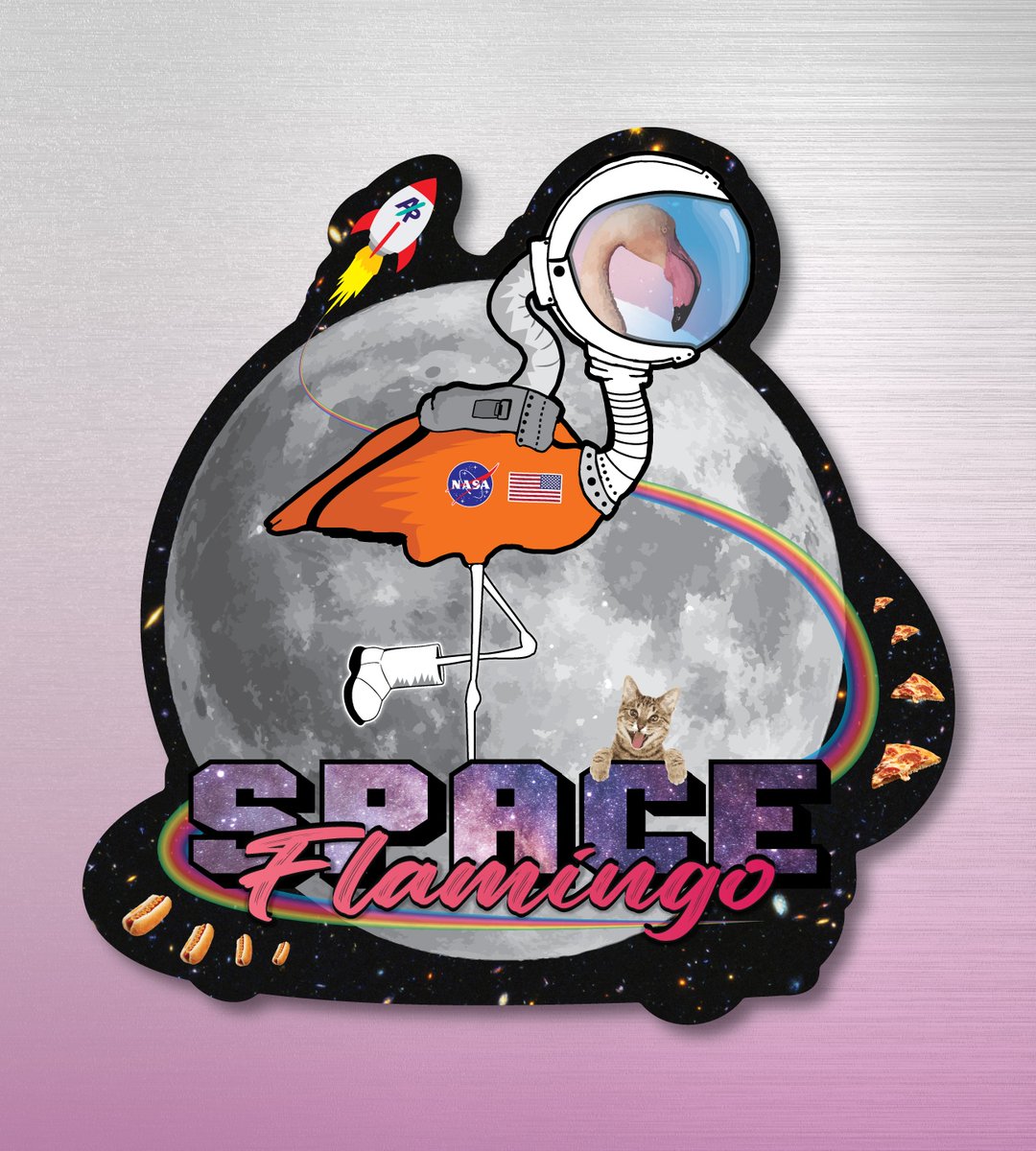 ProofArtist's tweet photo. Artist Proof presents FREE STICKER FRIDAY, space flamingo edition!
To get your 'mingo:
1.) Follow us
2.) DM w/ full name and address
#stickers #giveaway #flamingo https://t.co/stUYuF5CTj