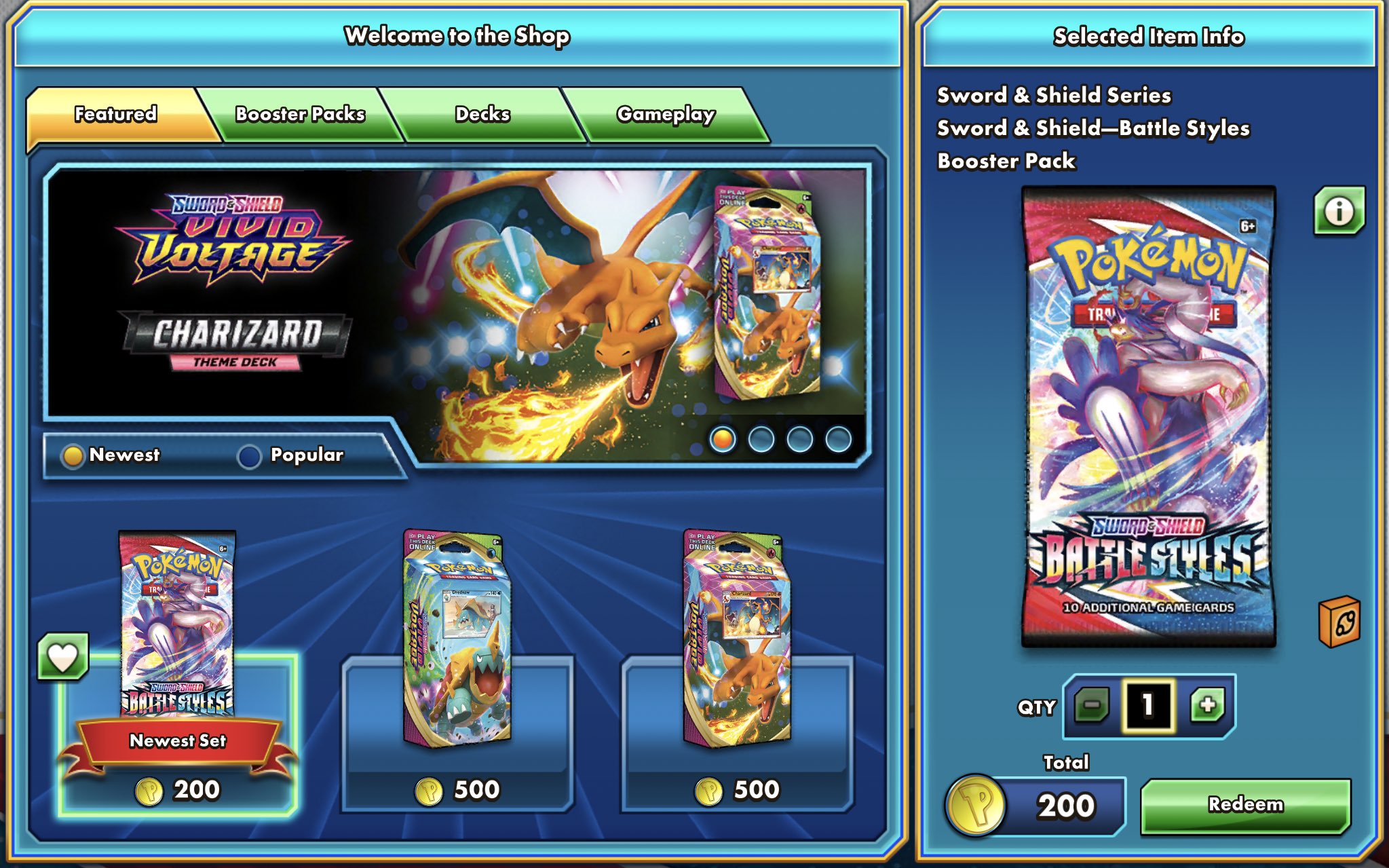 Ptcglポケカ情報局 Ptcgonews Com Ptcgo ゲーム内shopで新弾が入手可能になりました トークンで購入したパック カードはトレードできません テーマデッキ更新なし 紙のテーマデッキも未発売 Ptcgo ポケカオンライン オンラインポケカ ポケカ