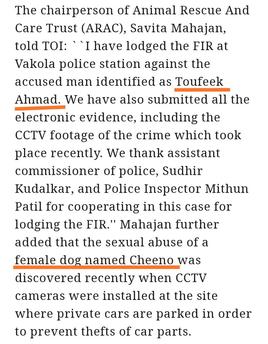 SeriousBaatHain's tweet photo. Accused👉 Toufeek Ahmad
Victim Female Dog👉 Cheeno
#SorryCheeno https://t.co/SOGCSJz08z