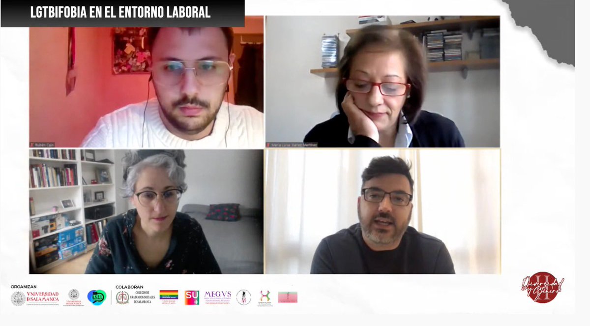 📝7 de cada 10 personas han sufrido o visto ataques en la empresa a personas  #LGTBI 

👉🏿Hoy <a href="/antonioabadg/">Toño Abad 🏳️‍🌈</a>, responsable confederal del área #LGTB de <a href="/UGT_Comunica/">UGT</a> presenta el estudio sobre #LGTBIFobia en el empleo en la <a href="/usal/">Universidad de Salamanca</a> .

🏫Gracias a la <a href="/ASELaboralistas/">Asociacion Salmantina de Estudiantes Laboralistas</a> por la invitación!