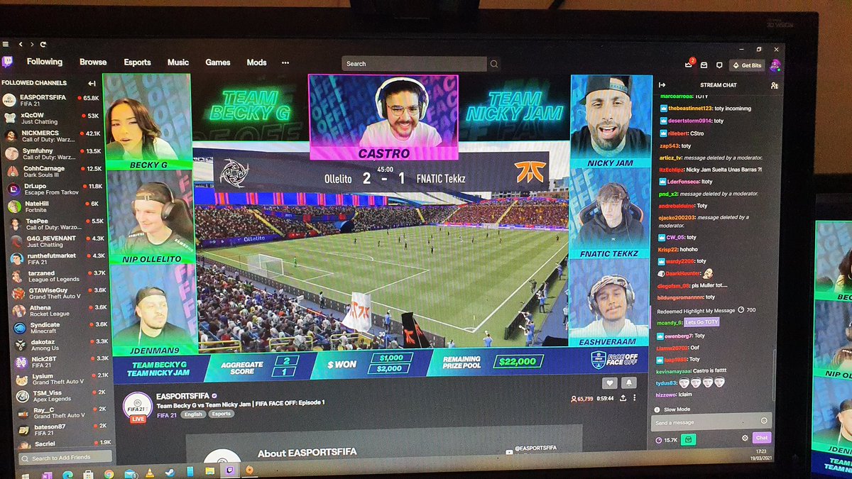 colingrundy's tweet photo. @Nick28T @EASPORTSFIFA Hey EA as it doesn't show drops enabled I thought I would screenshot watching the stream https://t.co/AFpnicyFwb