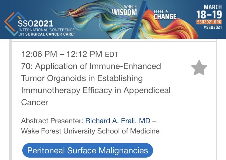 chibaAkiko's tweet photo. So proud of our fellow and resident on their presentations in Peritoneal Surface Malignancies Virtual Forum!! Great job 👏 👏 👏 #SSO2021 ⁦@WakeSurgonc⁩ ⁦@SocSurgOnc⁩ ⁦@WakeSurgEd⁩ ⁦@WakeSurgonc⁩ ⁦@KVotanopoulos⁩ ⁦@RAEraliMD⁩ https://t.co/njMUZN0t7S