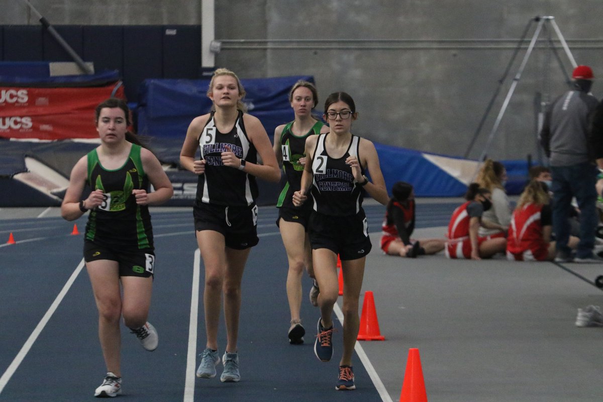 YNTKush's tweet photo. Concordia Indoor this morning in Seward with three local girls teams competing. Centennial, Fillmore Central and High Plains all getting their first taste of track and field action for the first time in 22 months. #nebpreps https://t.co/GQHFfS0dHp