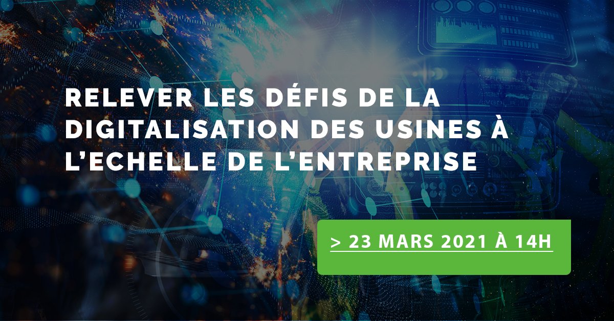 Webinaire #TransformationDigitale et #Industrie4.0 : Comment obtenir un premier impact transformationnel positif, rapide et à grande échelle ? RDV le 23 mars à 14h &gt;&gt; ow.ly/HNXg50E3cPV