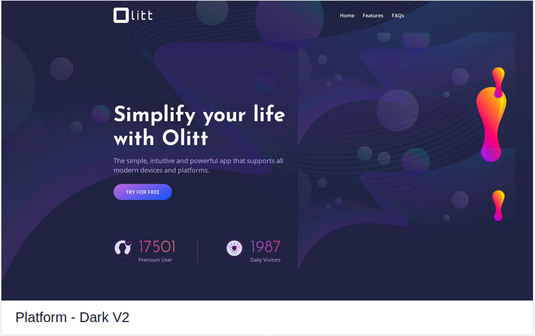 OLITTcom's tweet image. Platform - Dark V2 Template would help you to grow your #OnlineStore and reach the targeted audience

Create a free website at olitt.com
 
 #website #freesitebuilder #freewebsitebuilder #startupwebsite #websitebuilder #professionalwebsite #professionalwebsitebuilder