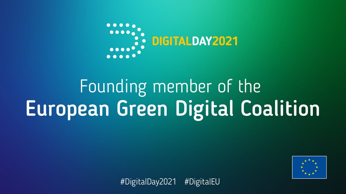 Siamo orgogliosi di annunciare che Börje Ekholm, Presidente e CEO di Ericsson, è tra i membri fondatori della @DigitalEU #GreenDigitalCoalition. 
Scopri i dettagli 👉 m.eric.sn/voze50E3dkA #DigitalDay2021 #DigitalEU