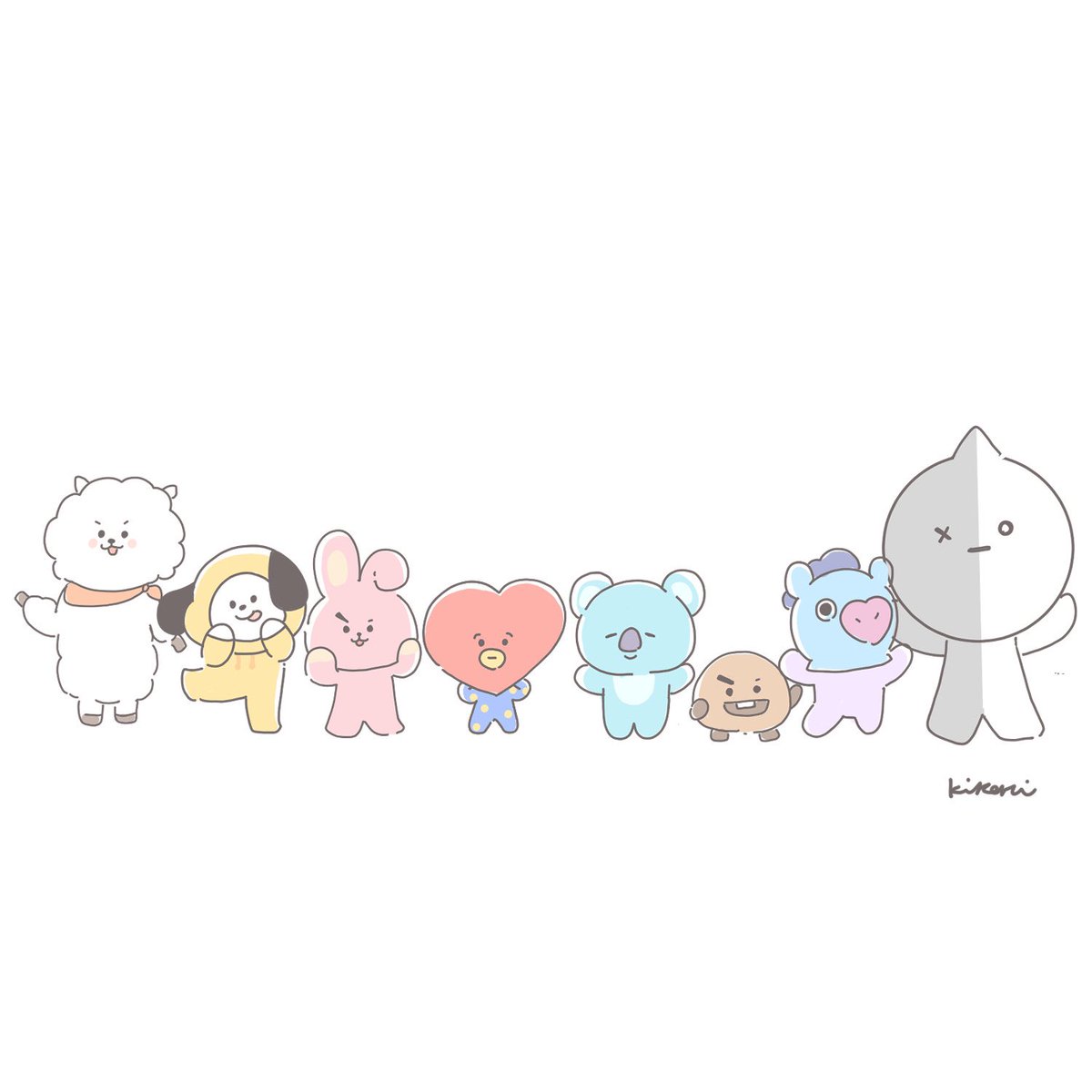 きこり Bt21 イラスト Bt21