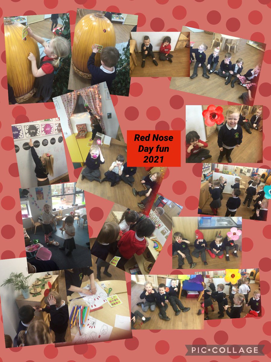 So much fun in Nursery <a href="/hartsholmeacad/">Hartsholme Academy</a> for Red Nose Day. Hunting for noses, pulling funny faces to share a smile, funny dancing and matching numbers to red fingers! All to support #RedNoseDay
