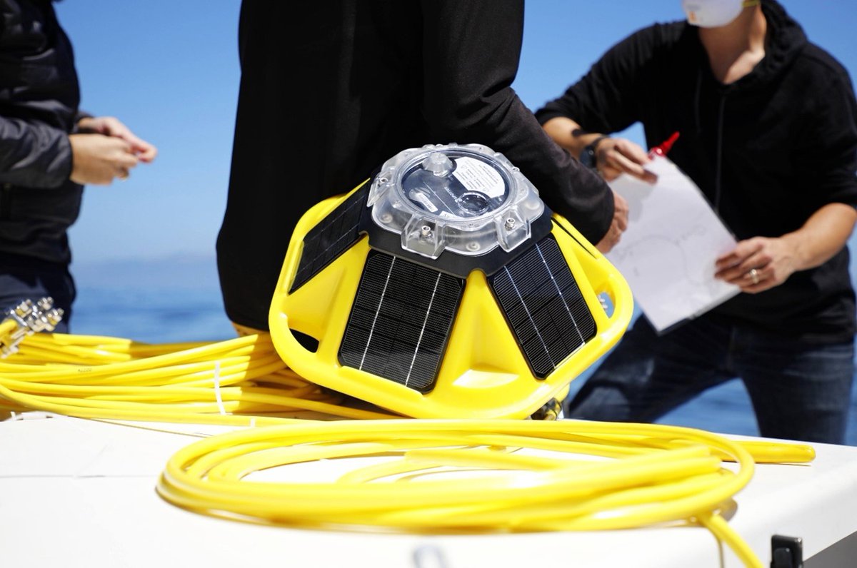 Bluemarinef's tweet photo. The Innovation Award 2021 finalists are...

Dr Chris Wilcox and the Monitoring Control &amp; Surveillance Analytics Team at @CSIRO – Chris Wilcox and Leslie Roberson
Aqualink – Smart Buoy
@element_hope – Turtle Tower

Find out more about each finalist here: https://t.co/FuyosTqCPp https://t.co/oLy7wBUJY1