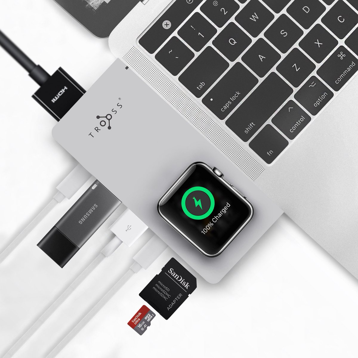 Troossinc's tweet photo. Trooss is the most universal USB-C Hub for Macbook!

.
.
#Apple #MacBookPro #MacBookAir https://t.co/d6WRVdH8aZ