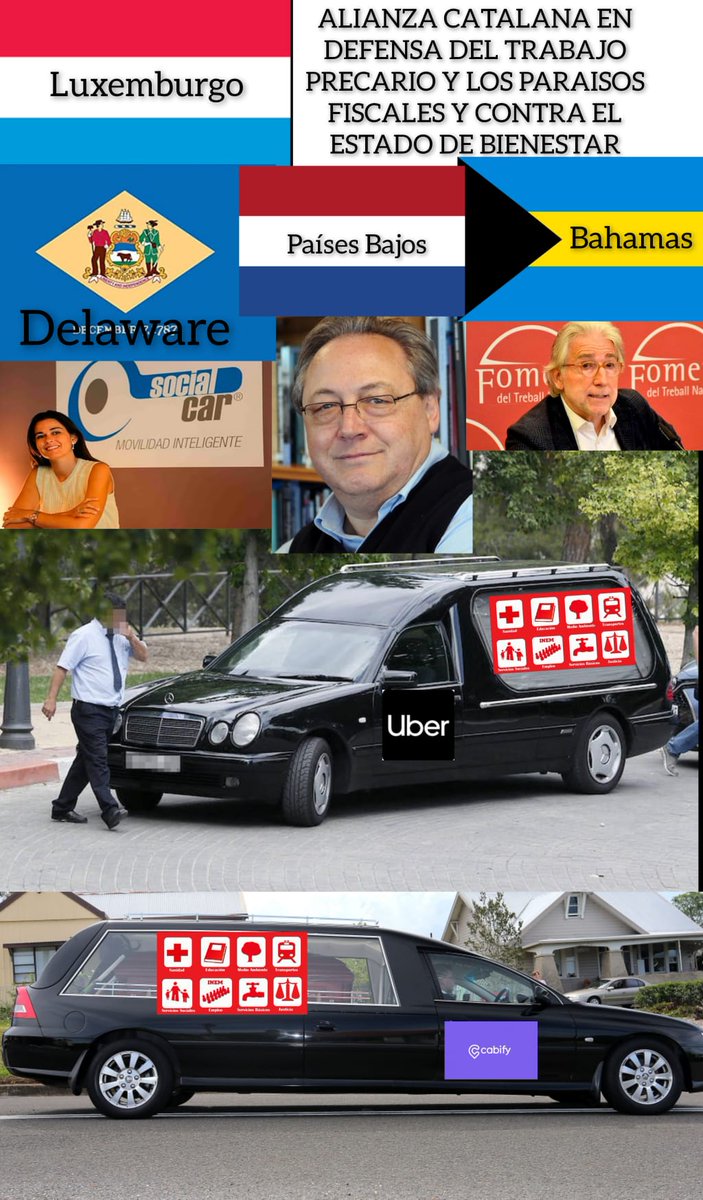 Elite_TaxiBcn's tweet photo. Alianza Catalana en defensa del trabajo precario, los paraísos fiscales y contra el estado de bienestar.
@SocialCarCom @competenciacat @FomentTreball #Mugre #Esclabify https://t.co/BCApl1EDa7