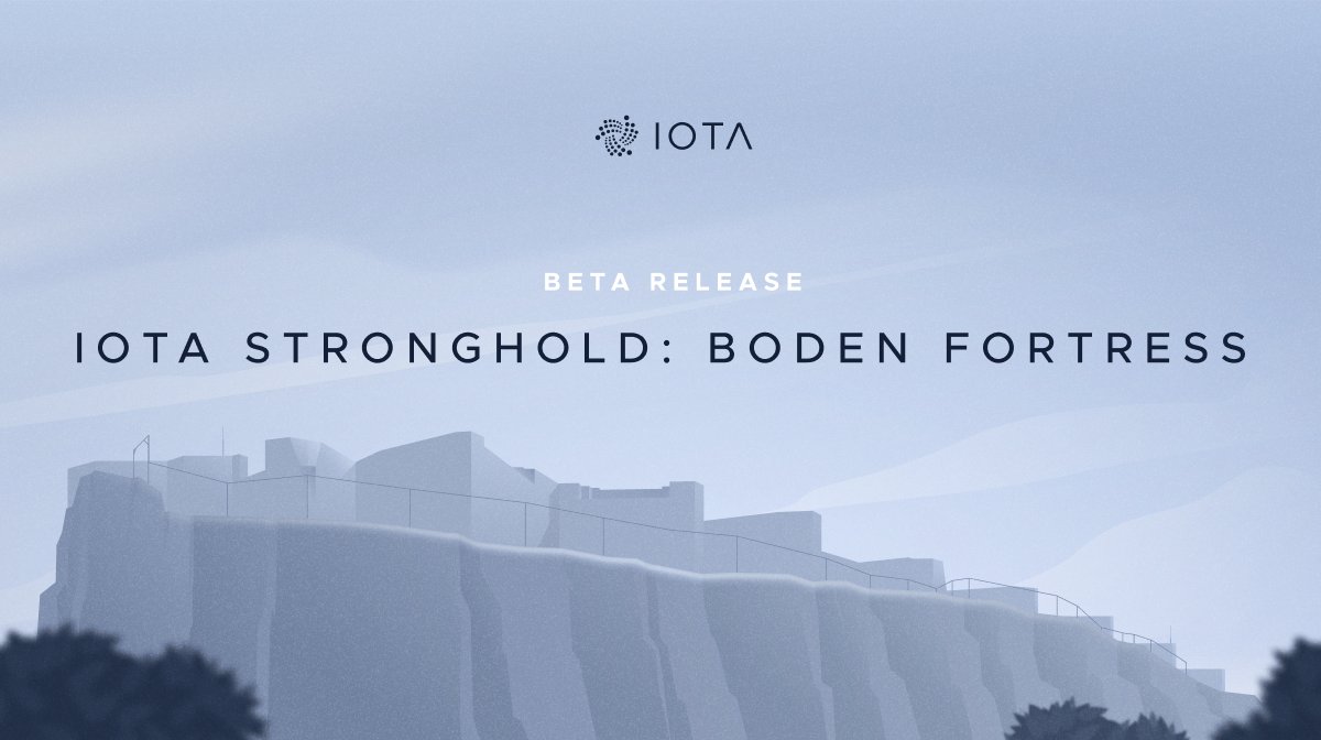 iota's tweet photo. #IOTAStronghold beta - A new version of our #opensource software library to protect any digital secret is out! With guarantees about #API, client logic and snapshot format, Stronghold is now qualified for a full external audit. Read about it: https://t.co/lVbduRH84D
#IOTA https://t.co/oNievmw8yb