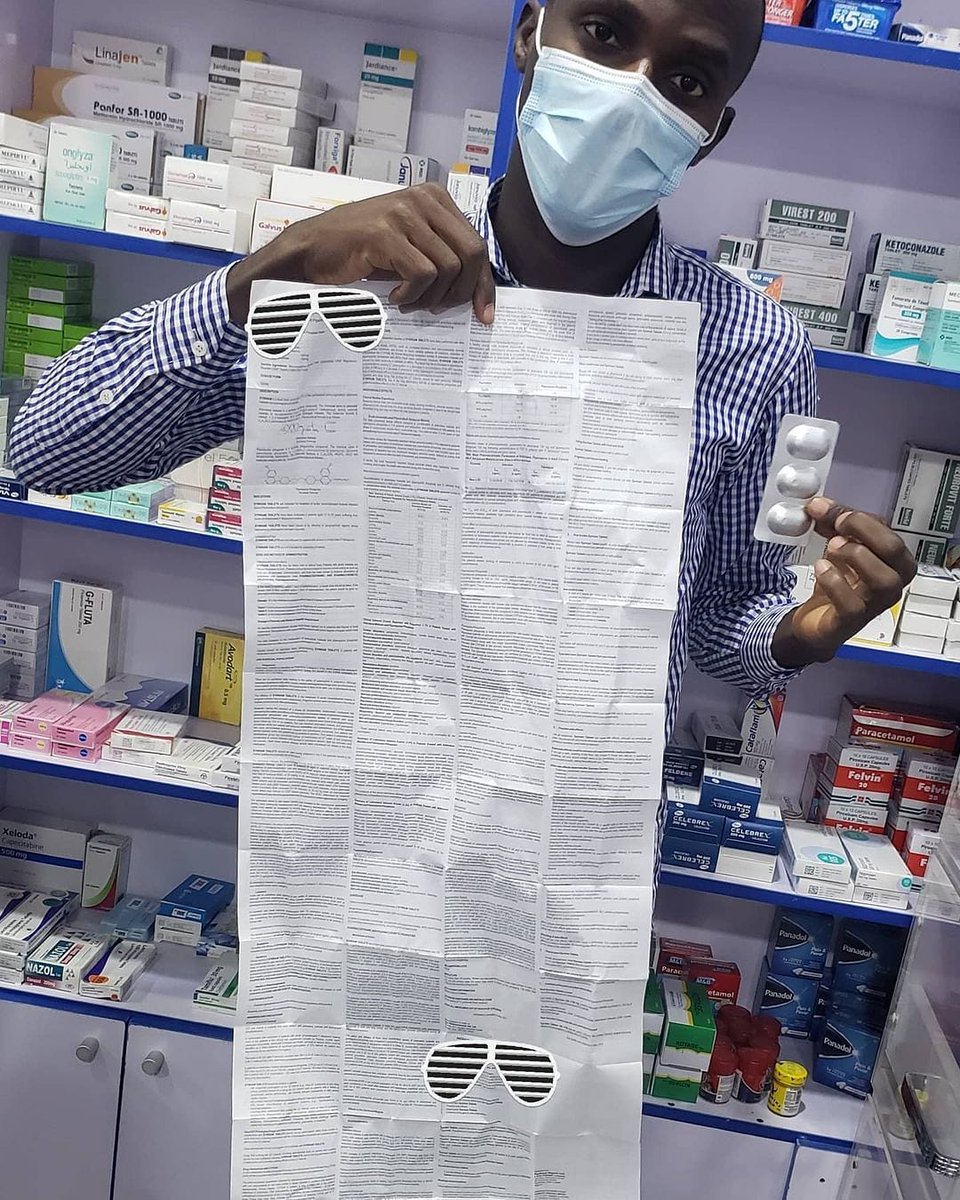 Wahala be like self-medication. You no fit read the medicine information finish.
Talk to your pharmacist, like @pharmradio, and you will never go wrong.

#FridayThoughts #drug #pharmacylife #healthylifestyle #selfmedicate
