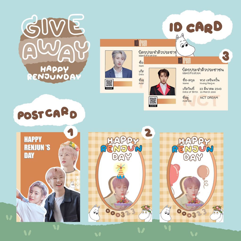 nekosoft_kku's tweet photo. 📁- give away 

happy renjun day ˗ˋˏ♡ ˎˊ˗

- postcard &amp; id card 

date : 20 - 23 march 
time : 12.00 - 21.30 pm
location : @nekosoft_kku 

อย่าลืมมารับกันเยอะๆนะคะ 
เริ่มแจกพรุ่งนี้แล้วน้า 🐈

#DearourRENJUN_BD 
#HAPPYRENJUNDAY https://t.co/oyrQcWdLhu