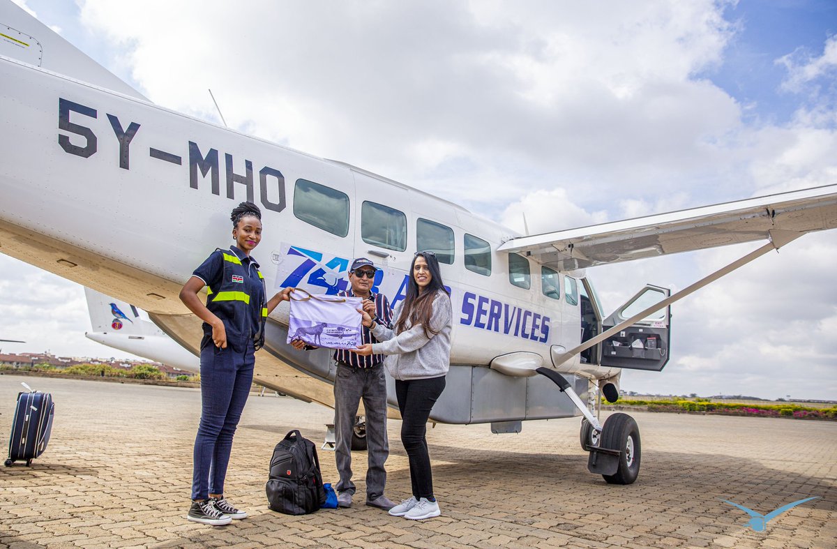 EastFMKenya's tweet photo. The second lovely couple to win the #fly748Mara’s free weekend trip to Masai Mara flew this morning. | @748AirServices

Tune it to East FM Kenya for your chance to win a free and exclusive weekend getaway.
•
•
•
#FlightToBollywood #Getaway #Flight748 #EastFm https://t.co/NTgTkmF74f