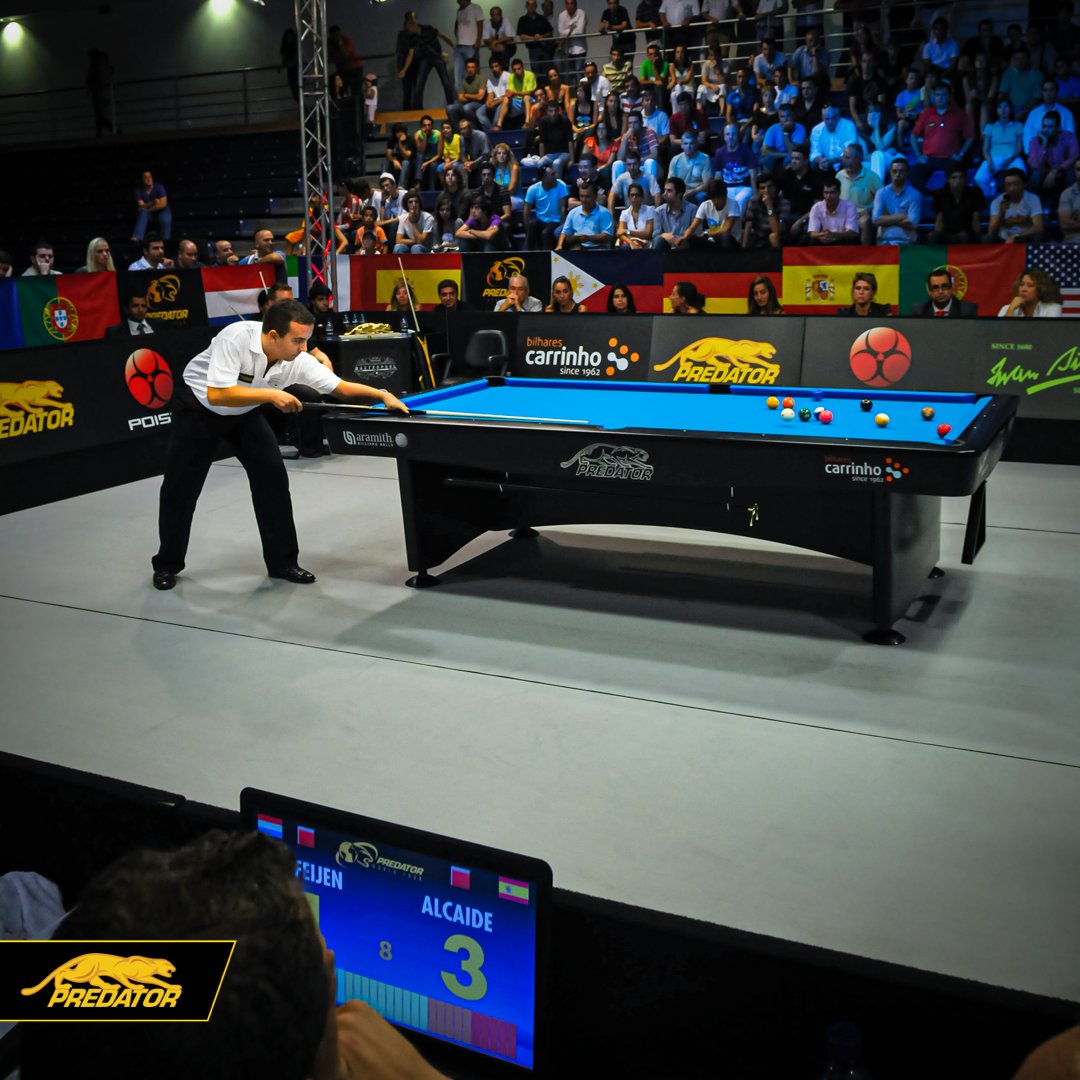 PredatorCues's tweet photo. #FlashBackFriday to our #PredatorProTeam member David Alcaide winning the 2009 Predator International 10-Ball Open and the unique trophy that came with it! #FBF #PredatorCues #ProEvents https://t.co/xr8pZTglEb