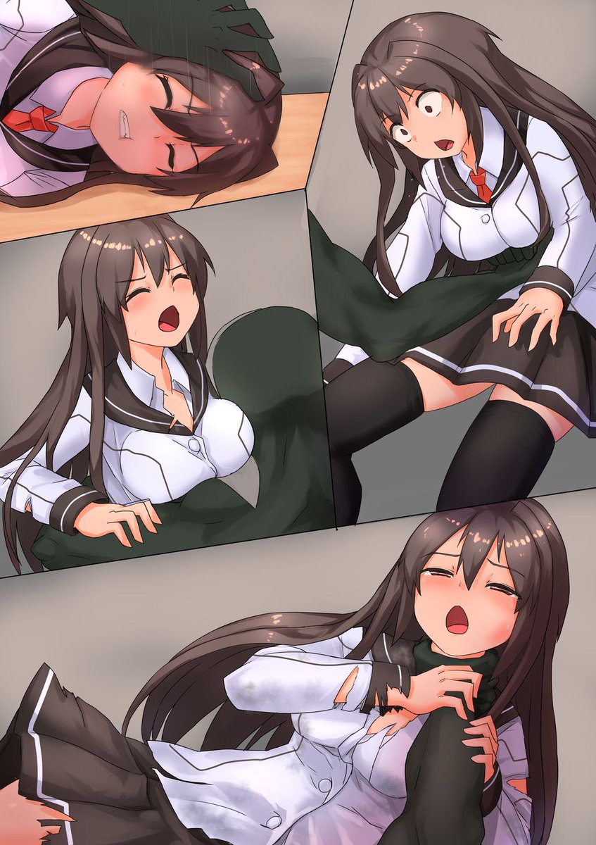 あかりちゃんが学校の教室で戦闘員にフルボッコされちゃうやつ!
Skebでのリクエストありがとうございました! 