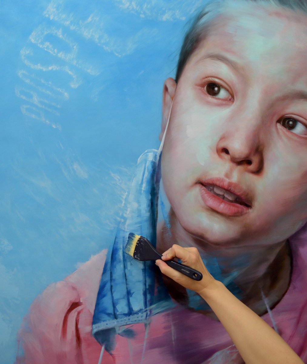 willyu0131's tweet photo. 😷 Expect:👧🏻👧👧🏼👧🏽👧🏾👧🏿. Part, the work is 70% complete.
.
.
#oilpainting #art #painting #artwork #gallery #exhibition #sketch #drawing #willyu #oiloncanvas #藝術 #油畫 #尤瑋毅 https://t.co/yZcEjCfGXB